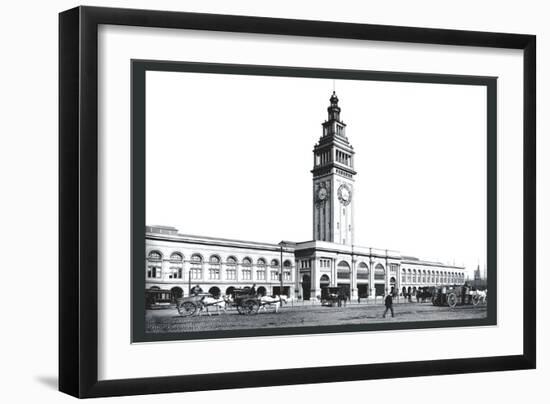 Ferry Building, San Francisco-William Henry Jackson-Framed Art Print