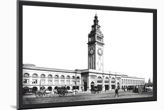 Ferry Building, San Francisco-William Henry Jackson-Mounted Premium Giclee Print