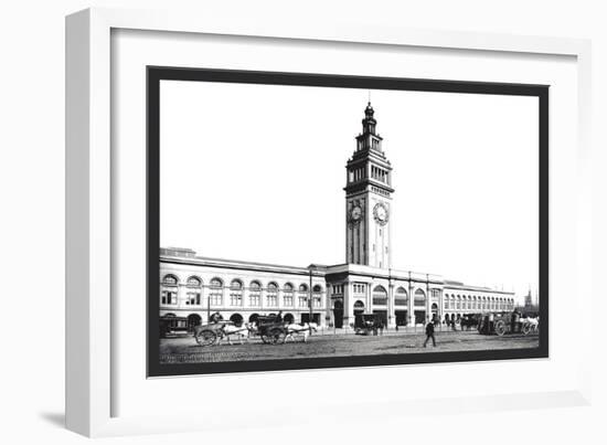 Ferry Building, San Francisco-William Henry Jackson-Framed Art Print