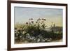 Ferry Carrig Castle, Co. Wexford, Seen Through a Bank of Wild Flowers-Andrew Nicholl-Framed Giclee Print