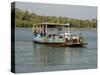 Ferry Crossing the Tiracol River, Goa, India-R H Productions-Stretched Canvas