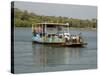 Ferry Crossing the Tiracol River, Goa, India-R H Productions-Stretched Canvas