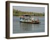 Ferry Crossing the Tiracol River, Goa, India-R H Productions-Framed Photographic Print