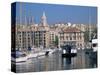 Ferry Crossing Vieux Port, Marseille, Bouches-Du-Rhone, Provence, France-Roy Rainford-Stretched Canvas