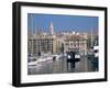 Ferry Crossing Vieux Port, Marseille, Bouches-Du-Rhone, Provence, France-Roy Rainford-Framed Photographic Print