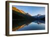 Ferry Docked At Lake Josephine In The Many Glacier Area Of Glacier National Park At Sunset-Ben Herndon-Framed Photographic Print