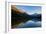 Ferry Docked At Lake Josephine In The Many Glacier Area Of Glacier National Park At Sunset-Ben Herndon-Framed Photographic Print