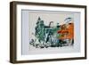 Ferry Dry Dock-Anthony Butera-Framed Giclee Print