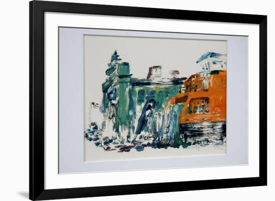 Ferry Dry Dock-Anthony Butera-Framed Giclee Print