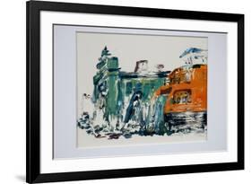 Ferry Dry Dock-Anthony Butera-Framed Giclee Print