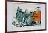 Ferry Dry Dock-Anthony Butera-Framed Giclee Print