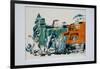 Ferry Dry Dock-Anthony Butera-Framed Giclee Print