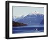 Ferry in Howe Sound, Scenery on the Sea to Sky Highway, Near Vancouver, British Columbia, Canada-Christian Kober-Framed Photographic Print