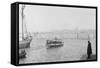 Ferry in Marseille-null-Framed Stretched Canvas