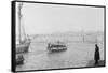 Ferry in Marseille-null-Framed Stretched Canvas