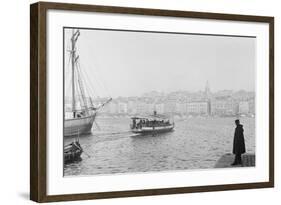 Ferry in Marseille-null-Framed Photographic Print