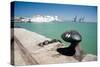Ferry in Port in Cadiz Spain-Felipe Rodriguez-Stretched Canvas