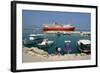 Ferry in the Harbour of Poros, Kefalonia, Greece-Peter Thompson-Framed Photographic Print