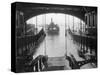 Ferry Landing in Manhattan-null-Stretched Canvas