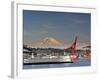 Ferry Leaving Seattle, Seattle, Washington, USA-Richard Duval-Framed Photographic Print