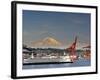 Ferry Leaving Seattle, Seattle, Washington, USA-Richard Duval-Framed Photographic Print