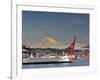 Ferry Leaving Seattle, Seattle, Washington, USA-Richard Duval-Framed Photographic Print