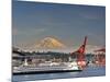 Ferry Leaving Seattle, Seattle, Washington, USA-Richard Duval-Mounted Photographic Print
