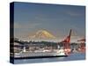 Ferry Leaving Seattle, Seattle, Washington, USA-Richard Duval-Stretched Canvas