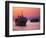 Ferry & Marine Traffic at Mykonos Harbor, Greece-Walter Bibikow-Framed Photographic Print