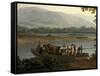 Ferry on Sele-Jacob Philipp Hackert-Framed Stretched Canvas