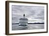 Ferry on the Sea-Felipe Rodríguez-Framed Photographic Print