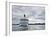 Ferry on the Sea-Felipe Rodríguez-Framed Photographic Print