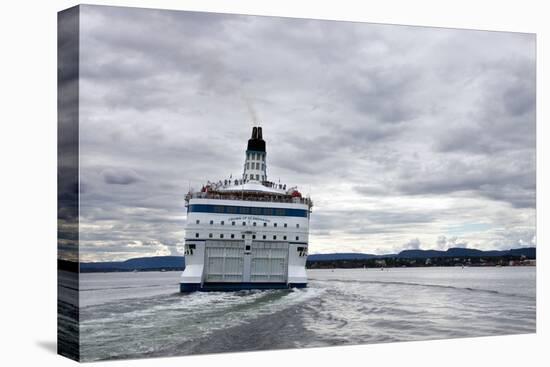 Ferry on the Sea-Felipe Rodríguez-Stretched Canvas