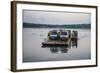 Ferry over the Nile in the Murchison Falls National Park, Uganda, East Africa, Africa-Michael-Framed Photographic Print