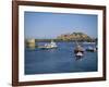 Ferry Passing Castle Cornet, St. Peter Port, Guernsey, Channel Islands, United Kingdom, Europe-Lightfoot Jeremy-Framed Photographic Print