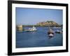 Ferry Passing Castle Cornet, St. Peter Port, Guernsey, Channel Islands, United Kingdom, Europe-Lightfoot Jeremy-Framed Photographic Print