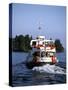 Ferry Roma, Lake Maggiore, Italy-Peter Thompson-Stretched Canvas