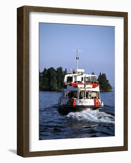 Ferry Roma, Lake Maggiore, Italy-Peter Thompson-Framed Photographic Print