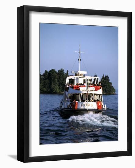 Ferry Roma, Lake Maggiore, Italy-Peter Thompson-Framed Photographic Print