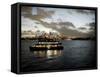 Ferry Sailing across Sydney Harbour, Sydney, New South Wales, Australia, Pacific-Purcell-Holmes-Framed Stretched Canvas