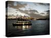 Ferry Sailing across Sydney Harbour, Sydney, New South Wales, Australia, Pacific-Purcell-Holmes-Stretched Canvas