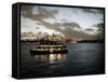 Ferry Sailing across Sydney Harbour, Sydney, New South Wales, Australia, Pacific-Purcell-Holmes-Framed Stretched Canvas