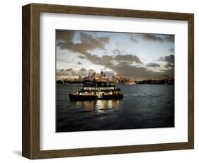 Ferry Sailing across Sydney Harbour, Sydney, New South Wales, Australia, Pacific-Purcell-Holmes-Framed Photographic Print