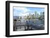 Ferry Terminal Vancouver BC-null-Framed Art Print