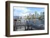 Ferry Terminal Vancouver BC-null-Framed Art Print