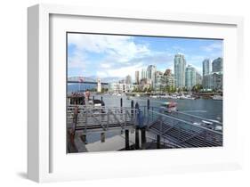 Ferry Terminal Vancouver BC-null-Framed Art Print