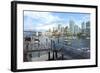 Ferry Terminal Vancouver BC-null-Framed Art Print