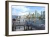 Ferry Terminal Vancouver BC-null-Framed Art Print
