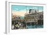 Ferry to Mackinac, Detroit, Michigan-null-Framed Art Print