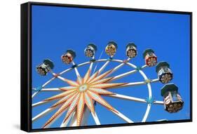 Ferry Wheel against Blue Sky-Sofiaworld-Framed Stretched Canvas